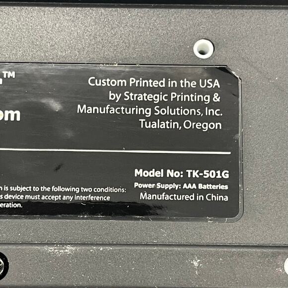 Keyscaper 510W Carolina Panthers Wireless USB Keyboard - Picture 3 of 10